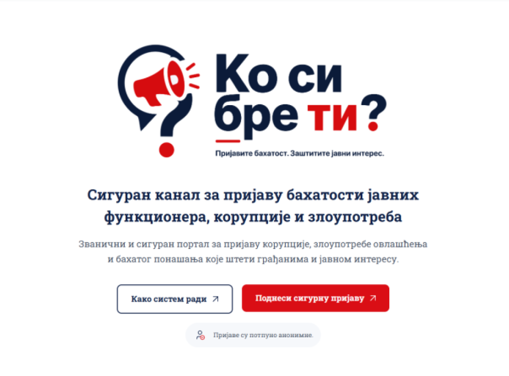 Kapelan: Portal "Ko si bre ti" pokazaće ko zloupotrebljava funkciju