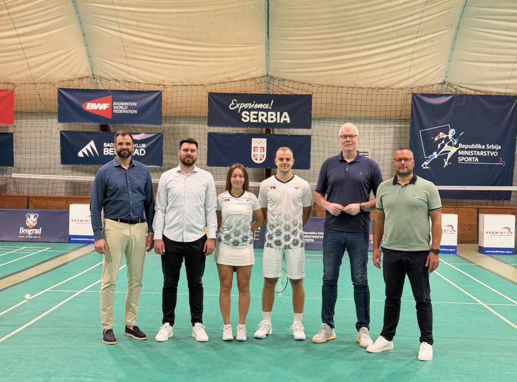 Dejan Tomašević i Dejan Bojović posetili reprezentativce Srbije u badmintonu