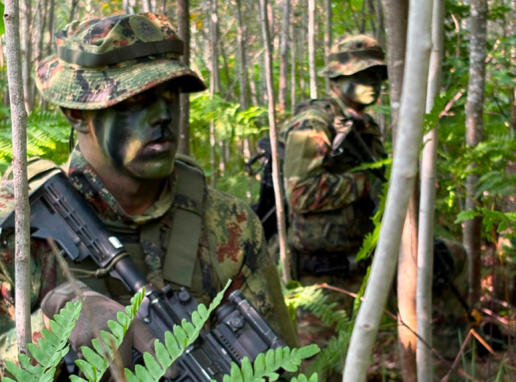 Serbian Armed Forces troops take part in training hosted by US Ohio National Guard