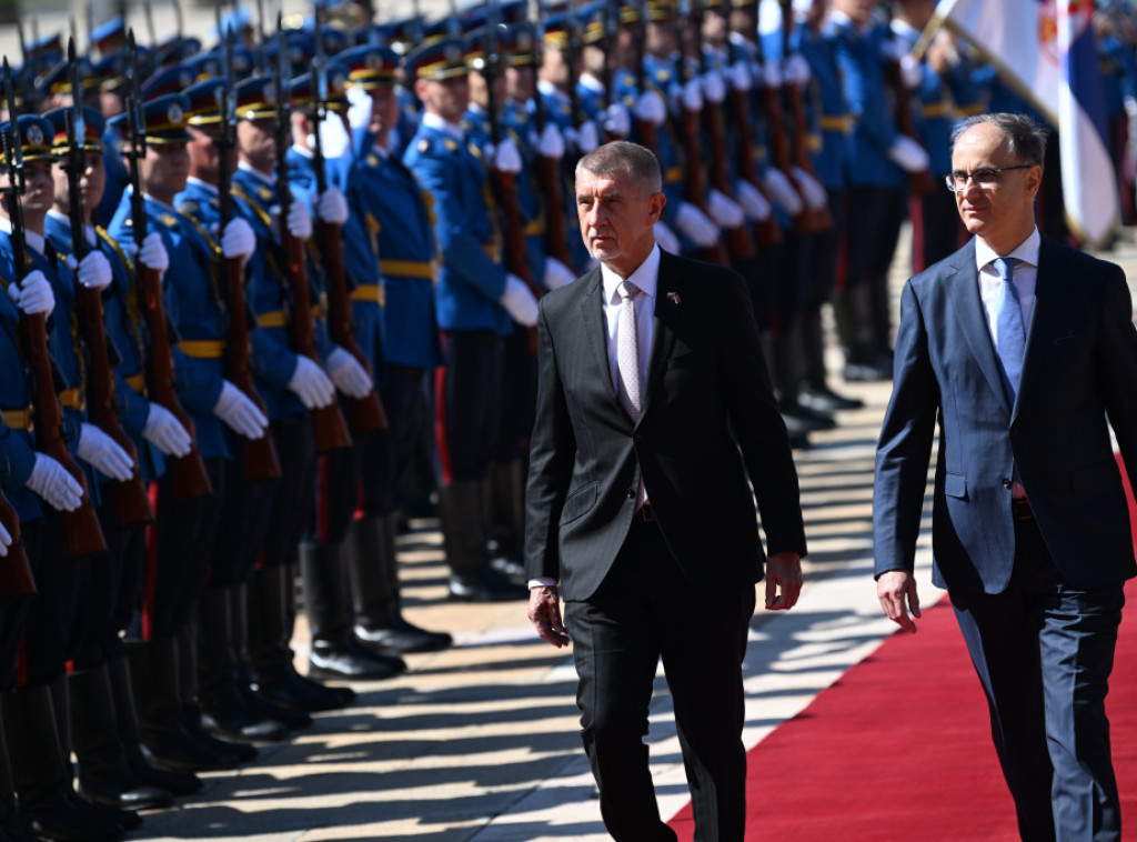 Macut welcomes Babis in Belgrade