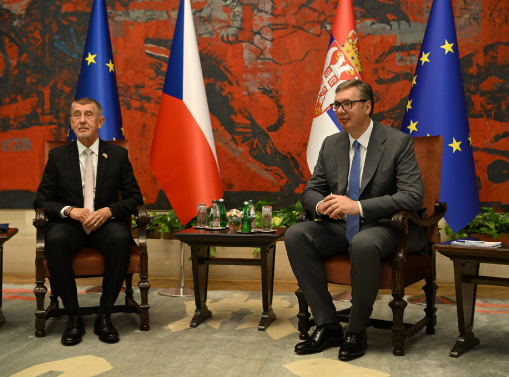 U Palati Srbija počeo sastanak Vučića i českog premijera Babiša