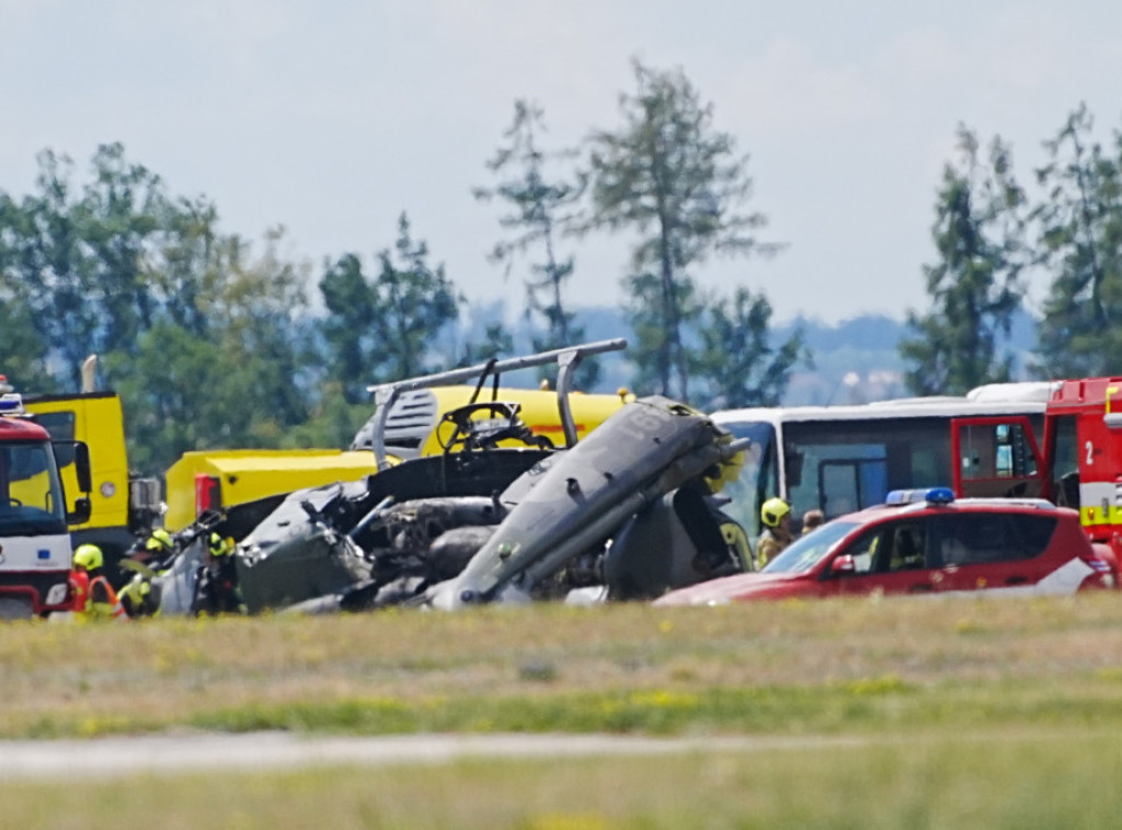 Jedna osoba poginula u padu vojnog helikoptera u Češkoj