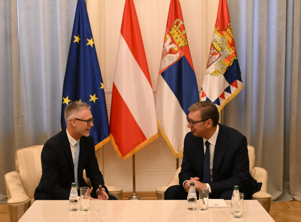 Vučić primio Ebnera u oproštajnu posetu: Doprineo unapređenju odnosa Srbije i Austrije