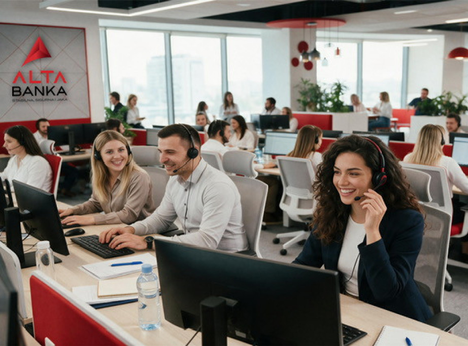 Kontakt centar ALTA banke po operativnoj efikasnosti na prvom mestu u studiji PwC