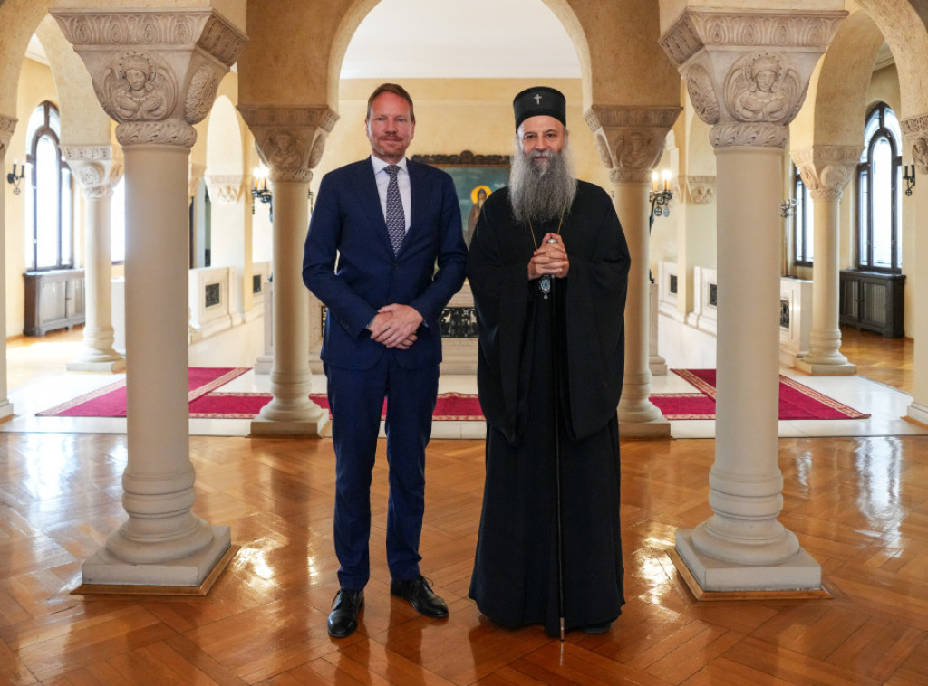 Patrijarh Porfirije razgovarao sa Antonijevićem o suzbijanju nasilja nad ženama i položaju Srba na Kosovu i Metohiji