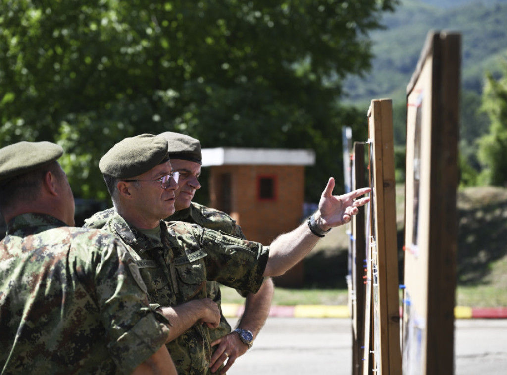General Mojsilović obišao skladište pogonskih materijalnih sredstava 608. logističke baze