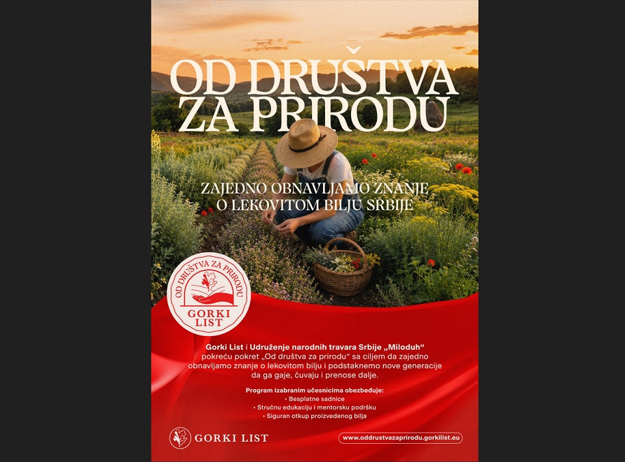 Gorki list pokreće dugoročnu inicijativu za očuvanje znanja o lekovitom bilju u Srbiji