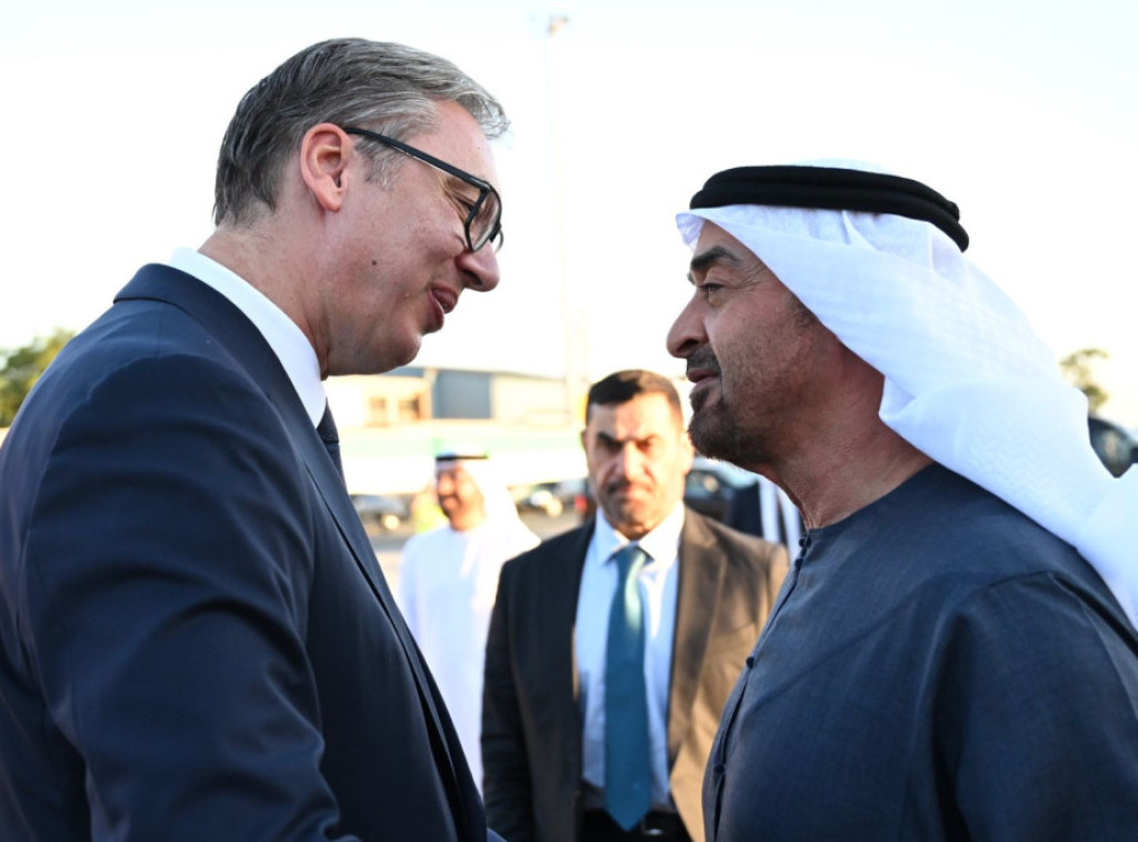 Vucic: Bin Zayed's visit additional incentive for stronger Serbia-UAE ties