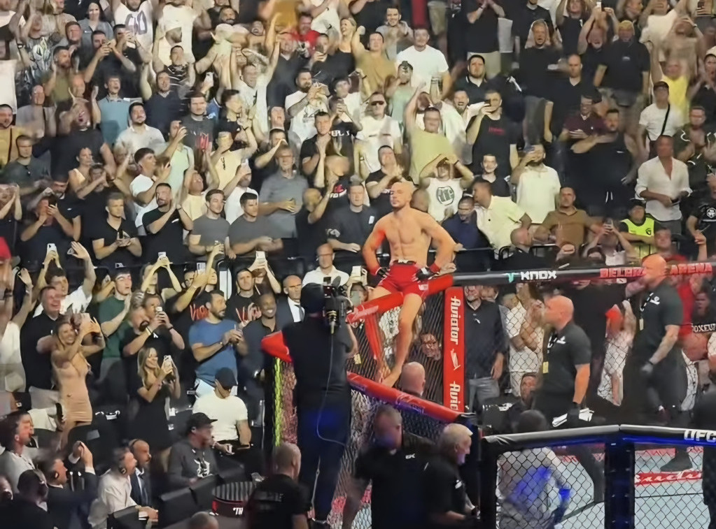 UFC spektakl u Beogradskoj areni: Medić nokautom u prvoj rundi pobedio Rodrigeza