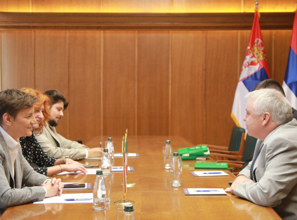 Brnabić razgovarala sa Kolganom o reformama koje Srbija sprovodi