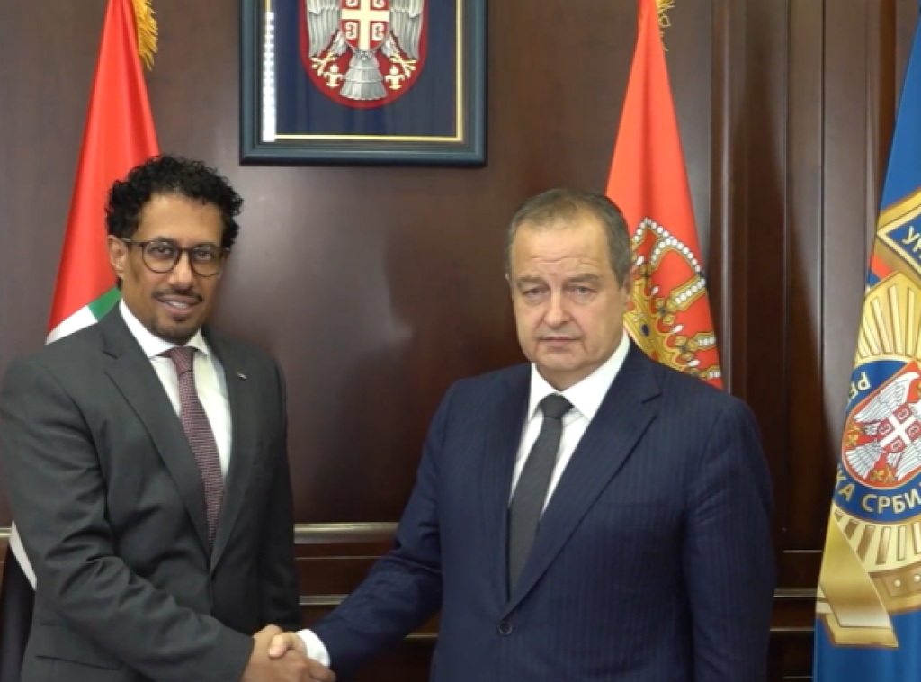 Dačić i ambasador UAE razmatrali unapređenje sporazuma o priznavanju vozačkih dozvola