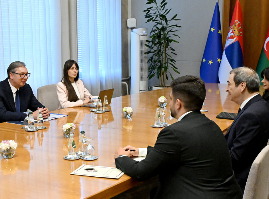 Vučić sa Hasijevim: Srbija ceni doslednu podršku Azerbejdžana njenom suverenitetu