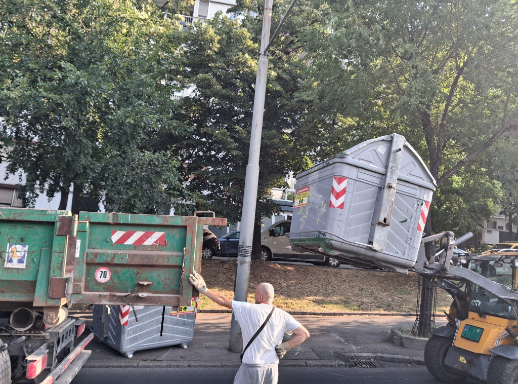 Na teritoriji opštine Zvezdara postavljeno 177 novih kontejnera