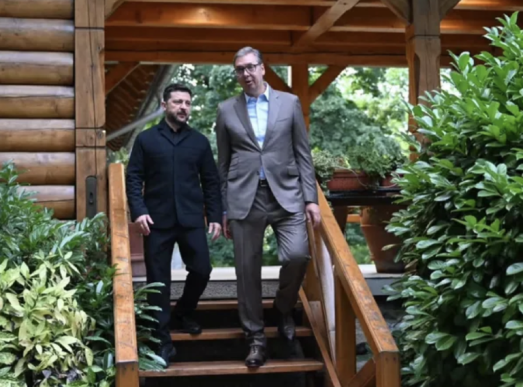 Vučić danas sa Zelenskim u Palati Srbija
