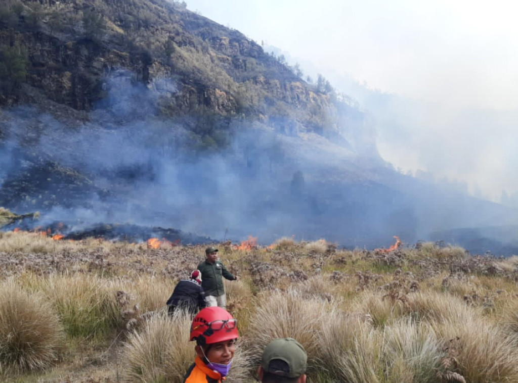 Indonezija zatvara sve pristupe planini Bromo zbog širenja požara
