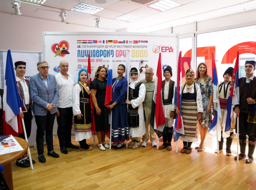 Više od 1.000 mališana nastupa na Dečjem festivalu folklora "Licidersko srce"