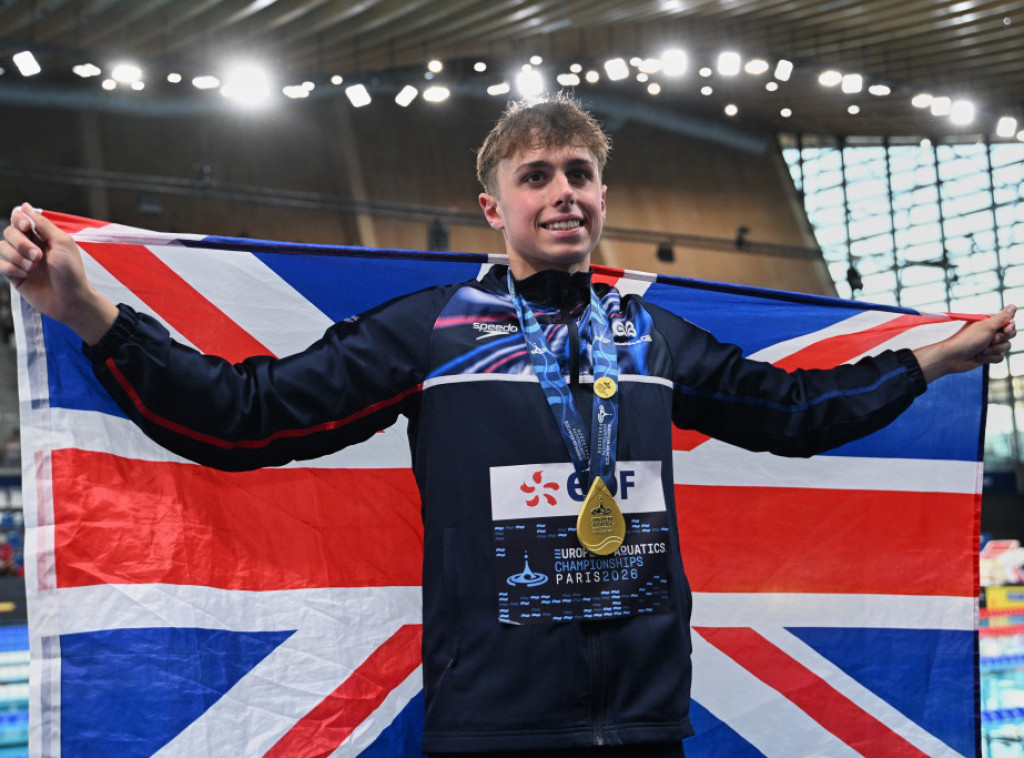 Britanac Filip Novacki osvojio zlatnu medalju na Evropskom prvenstvu u disciplini 200 metara prsno