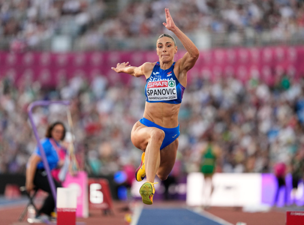 Srpska atletičarka Ivana Španović osvojila osmo mesto u troskoku na Evropskom prvenstvu