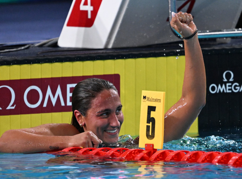 Simona Kvadarela osvojila zlato na 1.500 metara slobodno na Evropskom prvenstvu u plivanju