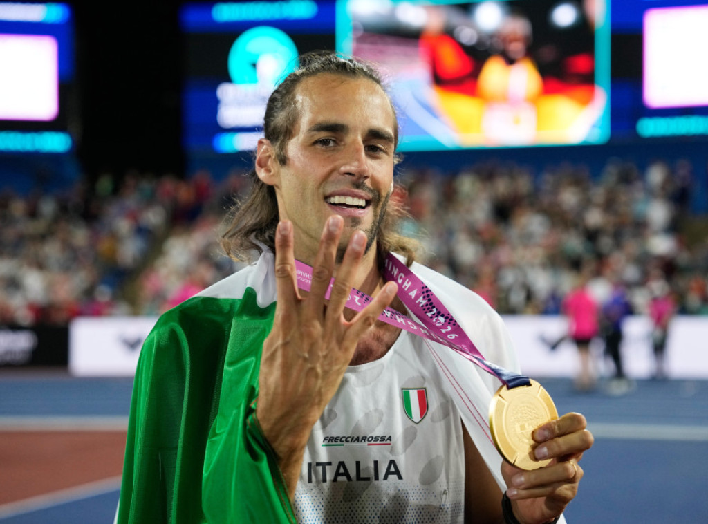 Italijanski atletičar Đanmarko Tamberi evropski šampion u skoku uvis