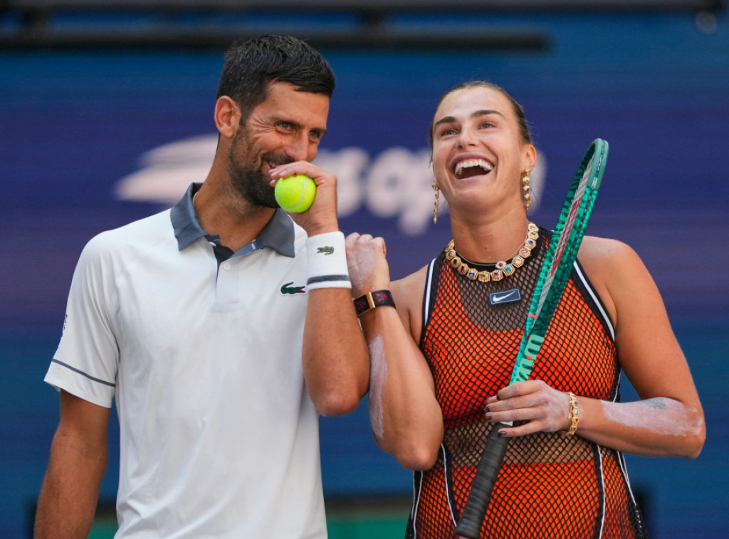 Srpski teniser Đoković u paru sa Sabalenkom eliminisan na startu Ju Es opena