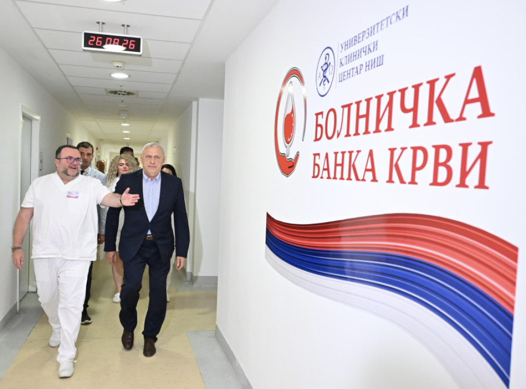 Bela Balint obišao novu Banku krvi i Dnevnu bolnicu za terapiju bola UKC Niš