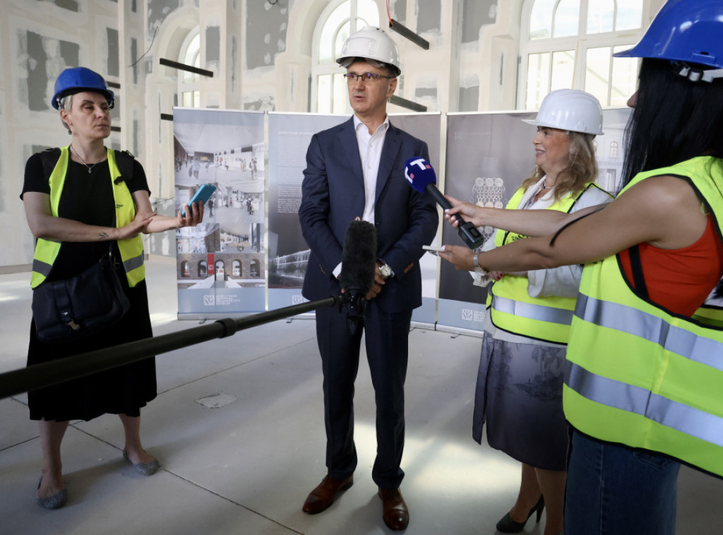 Macut obišao radove na rekonstrukciji Muzeja grada Beograda
