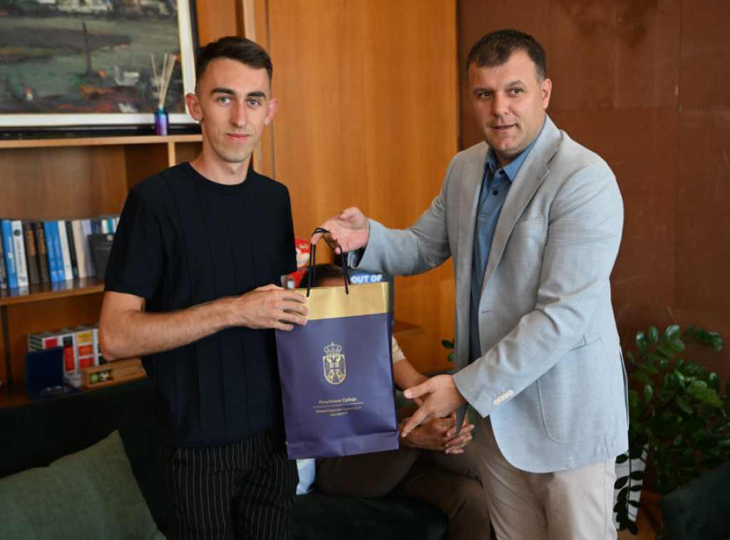 Husein Memić primio atletičara Aldina Ćatovića i trenera Zilkića