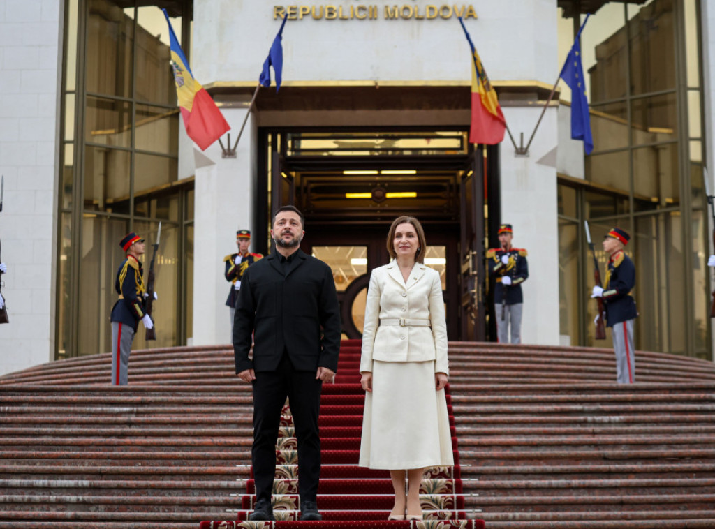 Zelenski u Kišinjevu na proslavi Dana nezavisnosti Moldavije