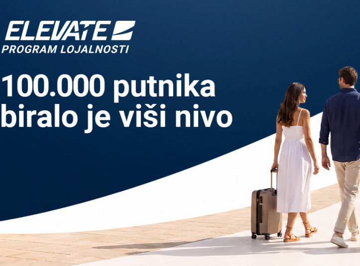 Er Srbija: Elevate program lojalnosti dostigao 100.000 članova za manje od tri meseca