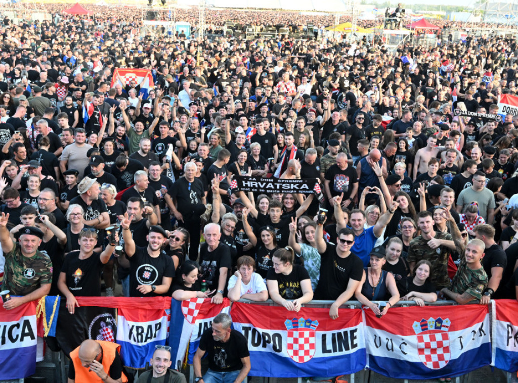Na Tompsonovom koncertu policija podnela 85 prijava, 11 ljudi završilo u bolnici