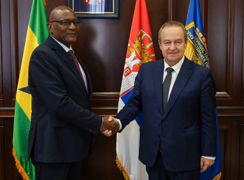 Dačić na sastanku sa ministrom odbrane i unutrašnjeg reda Sao Tome i Prinsipe