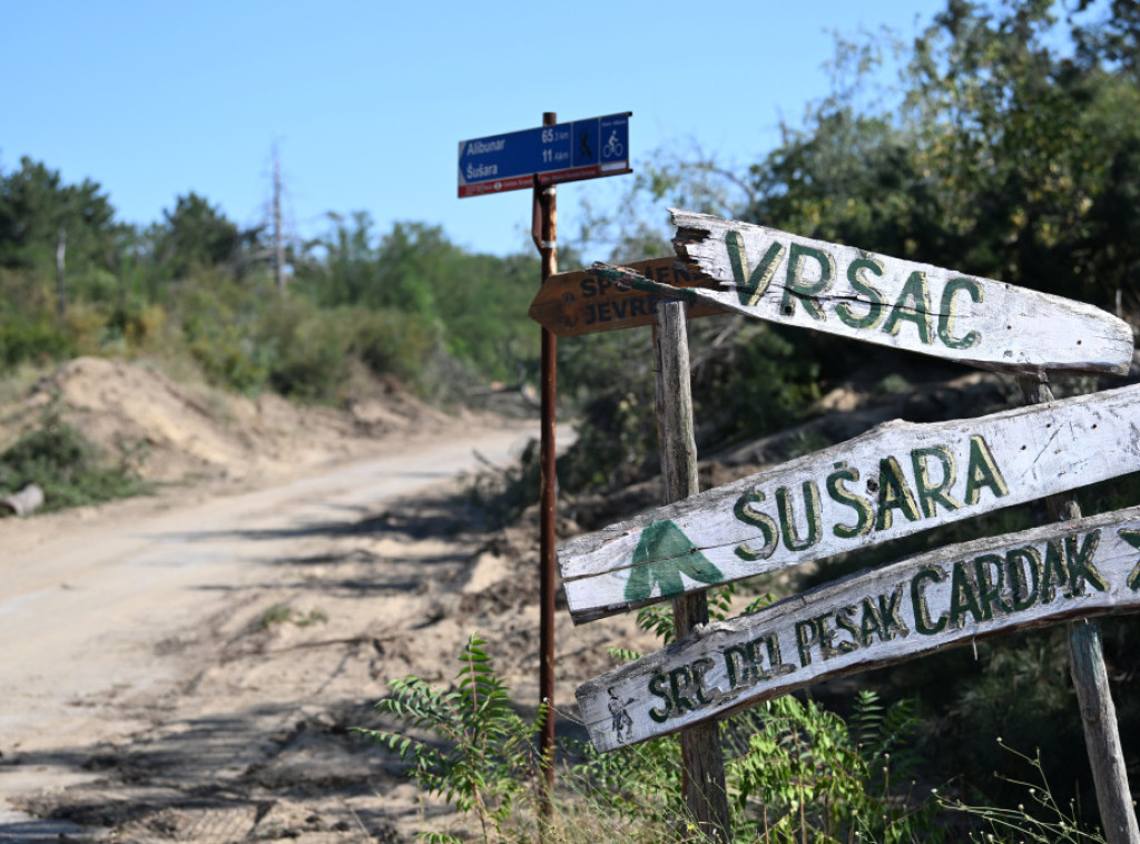 Situacija u Deliblatskoj peščari stabilna, Iljušin gasi na Ravnoj rori