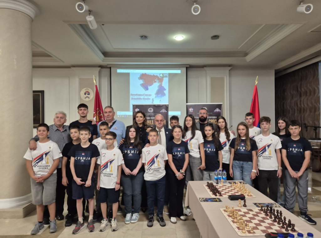 Održan meč šahovskih kadetskih reprezentacija Srbije i Republike Srpske