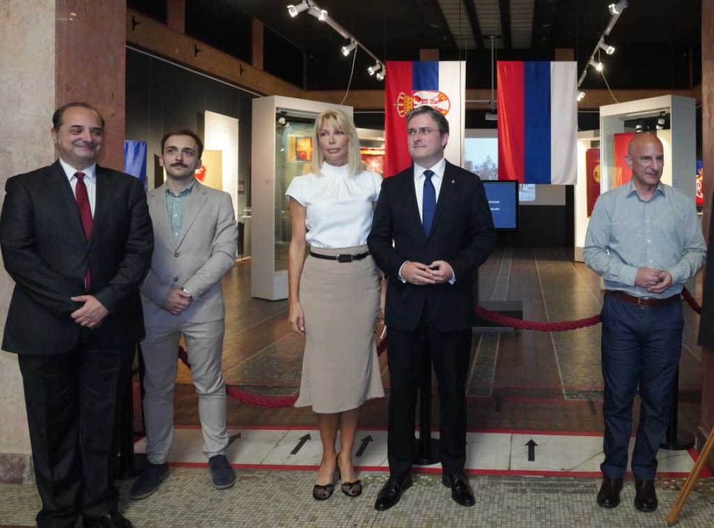 Izložba posvećena srpskoj zastavi otvorena u Srpskom istorijskom muzeju