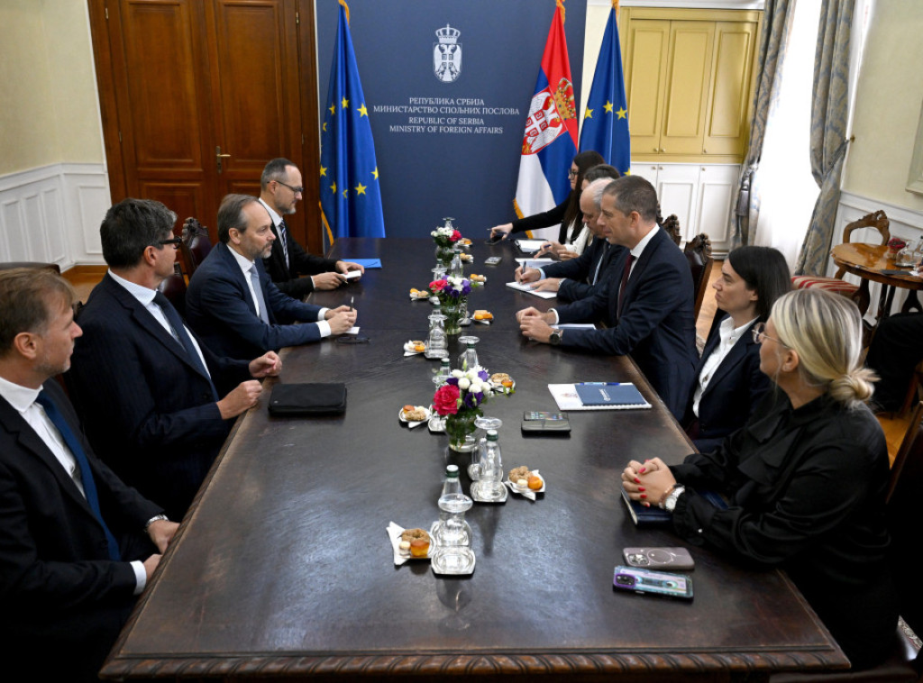 Đurić sa Žiofreom razgovarao o evropskom putu Srbije, situaciji na Kosovu i Metohiji