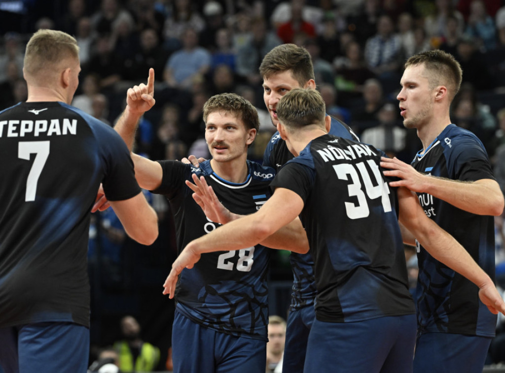 Odbojkaši Estonije savladali Finsku na Evropskom prvenstvu