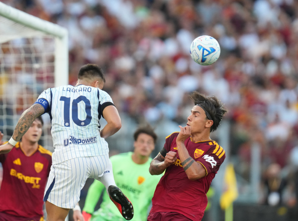 Roma vodila 2:0 u derbiju, Lautaro Martinez doneo bod Interu