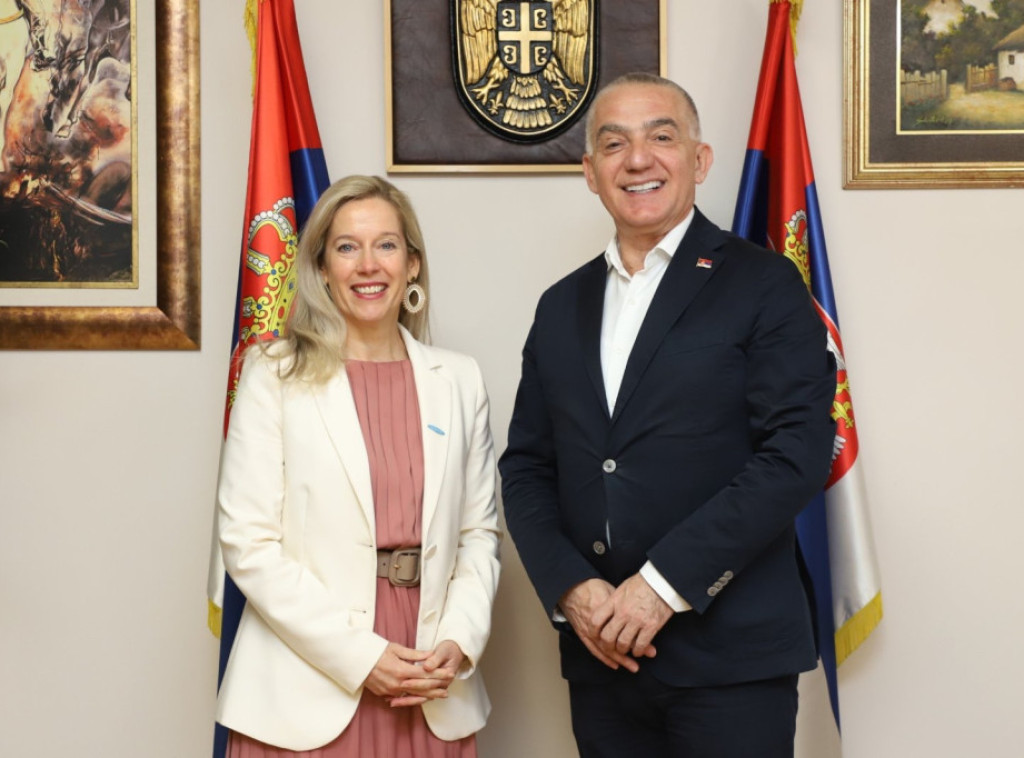 Vujic meets with new UNICEF chief in Serbia