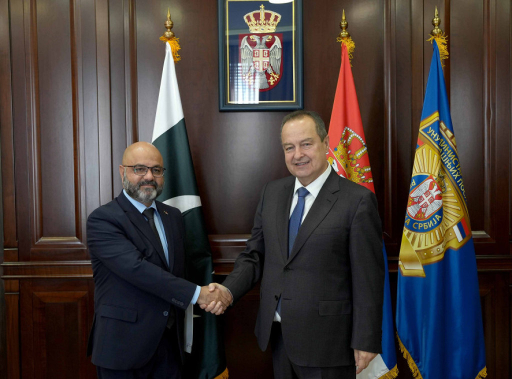 Ivica Dačić razgovarao sa ambasadorom Pakistana o odnosima i jačanju saradnje dve zemlje
