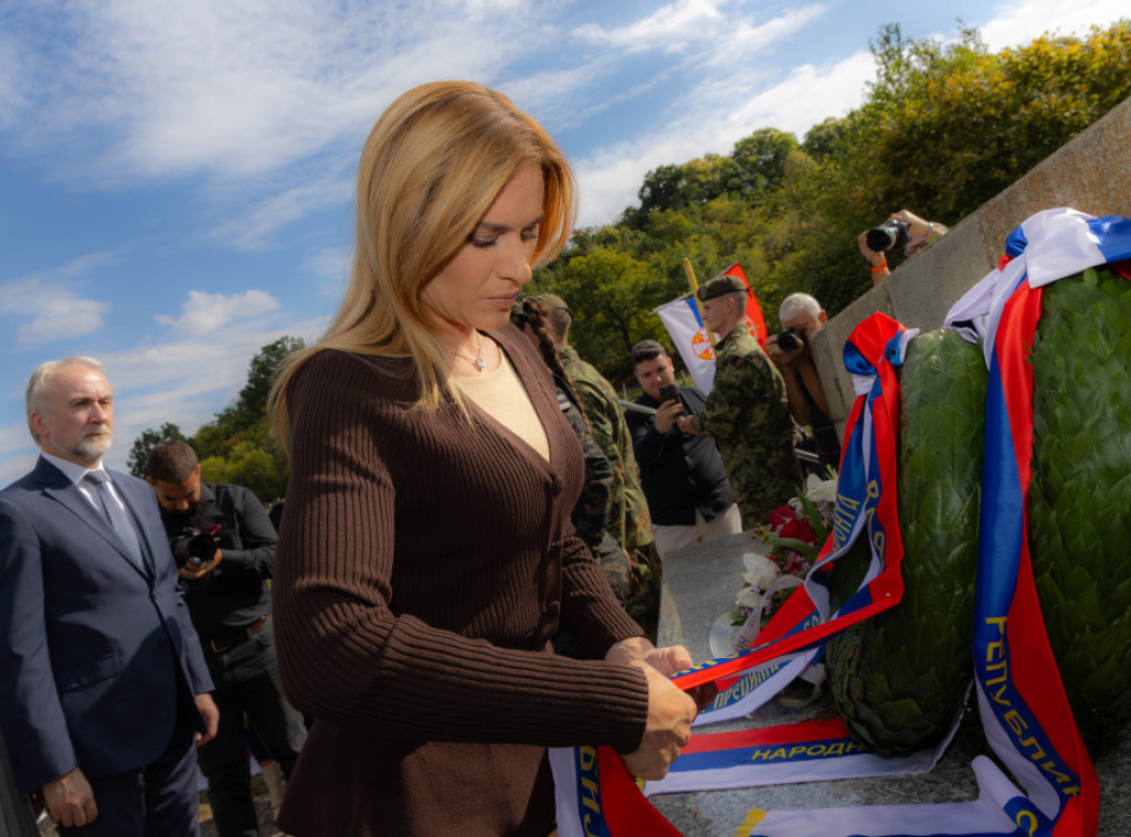 Milica Đurđević Stamenkovski u Bitolju povodom obeležavanja 110 godina od Bitke na Kajmakčalanu