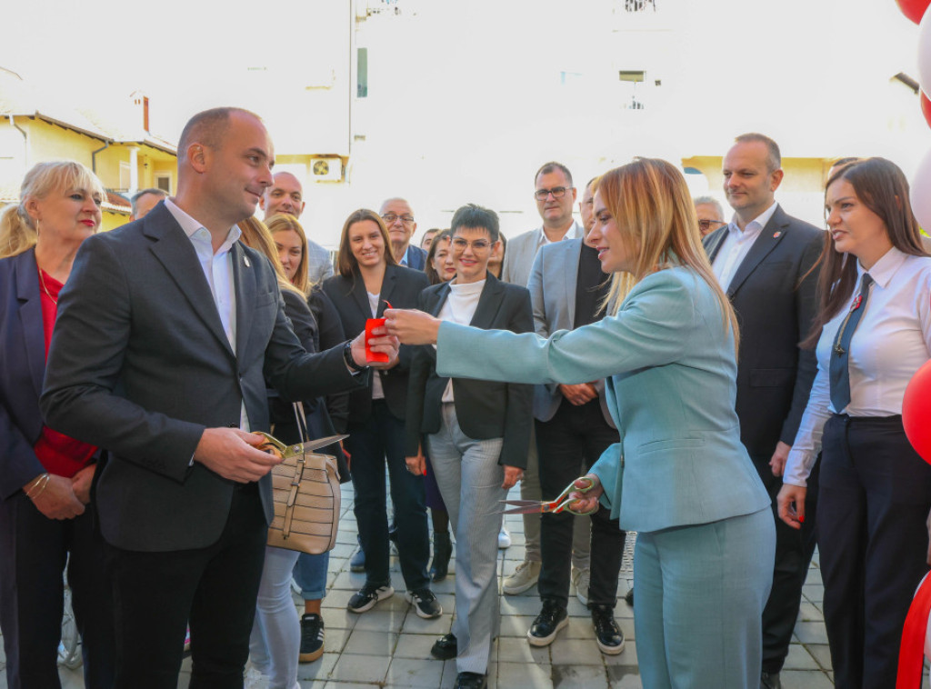 Đurđević Stamenkovski obišla novi Dnevni boravak za decu sa invaliditetom u Aranđelovcu