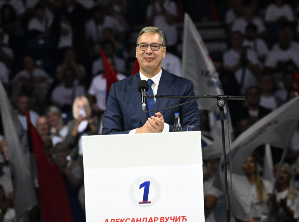 Vučić pozvao građane da dođu danas na skup SNS u Kragujevcu