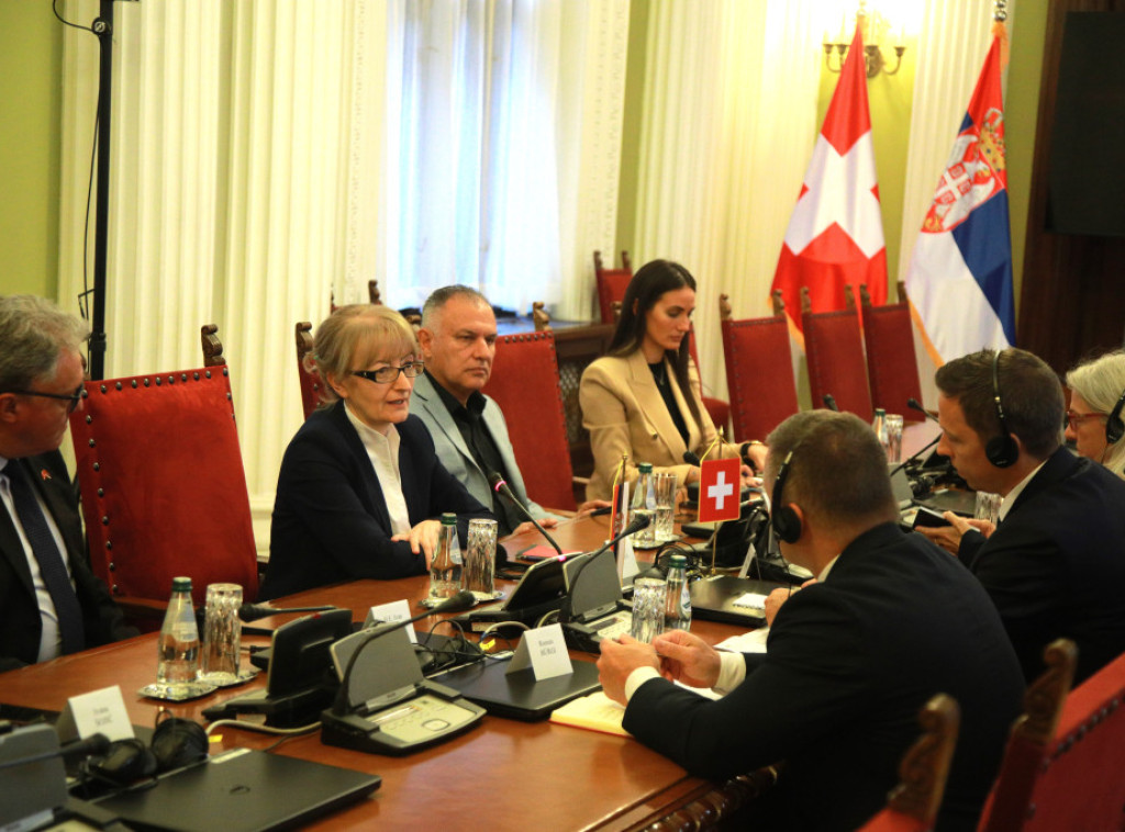 Marina Raguš razgovarala sa delegacijom Poslaničke grupe prijateljstva Švajcarska - Srbija