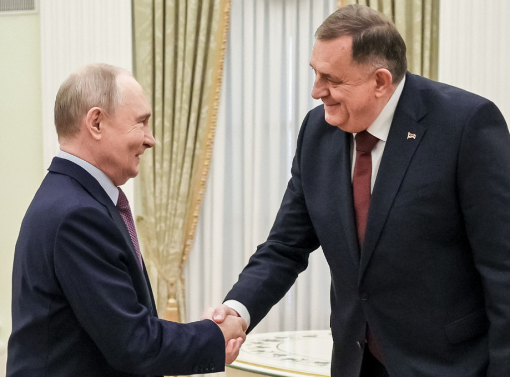 Dodik čestitao rođendan Putinu, uz duboku zahvalnost za podršku Republici Srpskoj