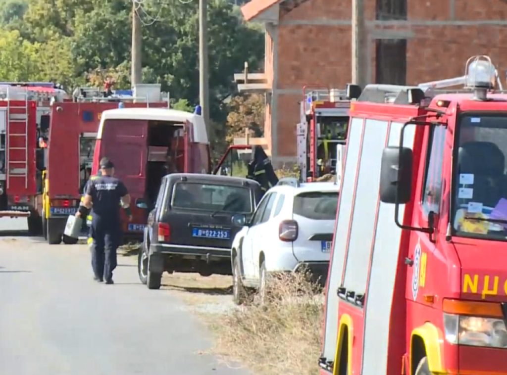 Lokalizovan požar u magacinu za skladištenje opasnih materija u Barajevu