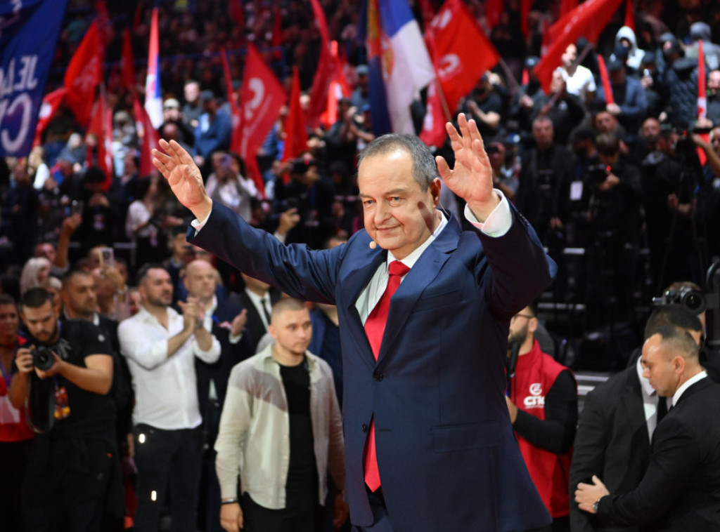 Lista "Faktor stabilnosti" održala miting u Beogradu, Dačić: Naša politika jasna i čvrsta