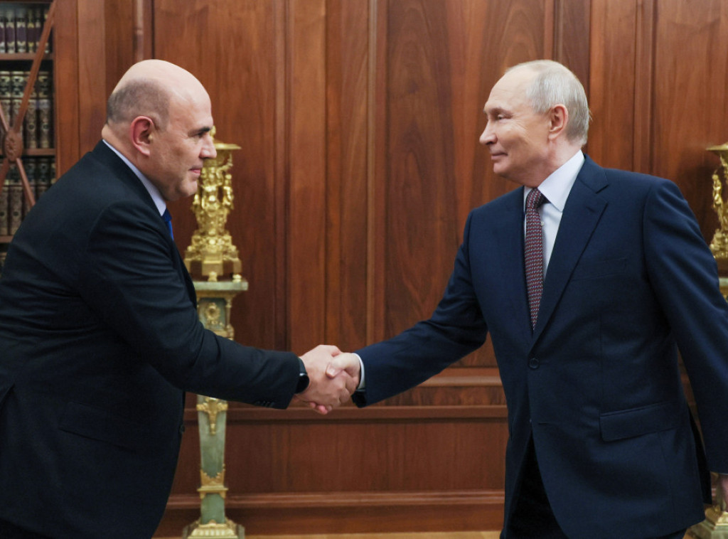Putin podržao predlog premijera Mišustina o kadrovskim promenama u Vladi Rusije